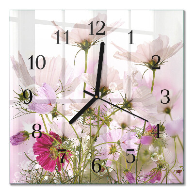 Square wall clock Cosmos