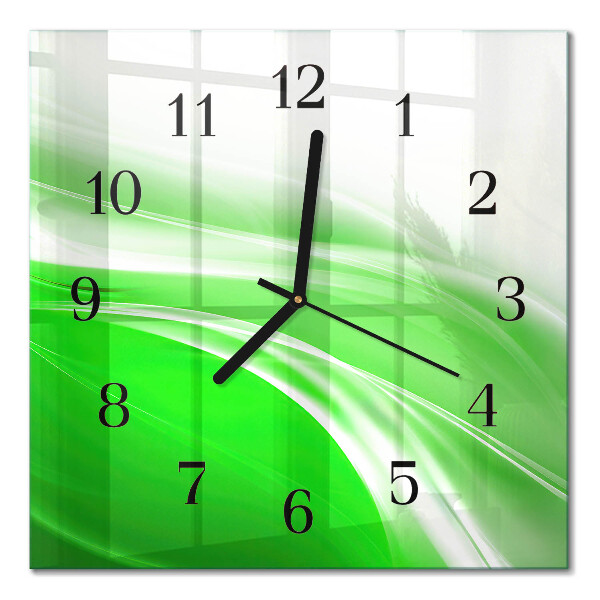 Glass clock square Abstraction