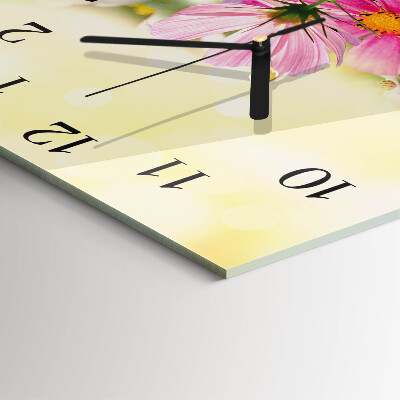 Square wall clock Cosmos