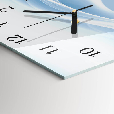 Square wall clock Abstract lines