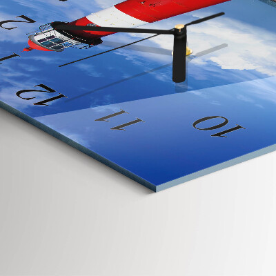 Square kitchen clock Lighthouse