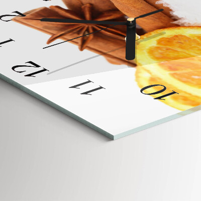Square wall clock Lemon vanilla