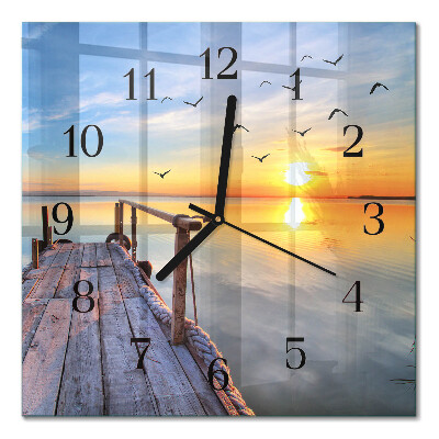 Square kitchen clock Pier