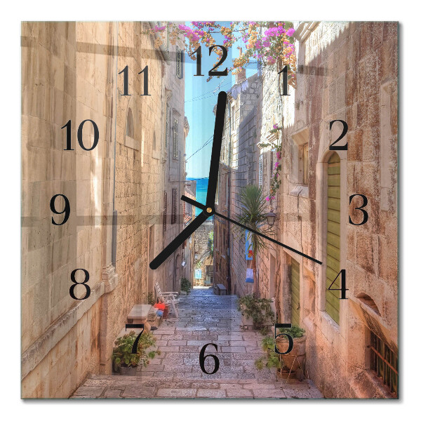 Square wall clock Avenue