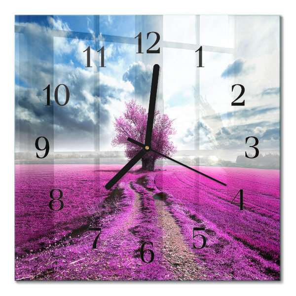 Square wall clock Field