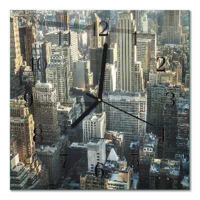 Square wall clock Horizon