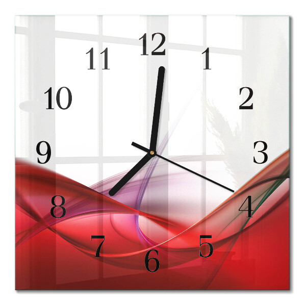 Square kitchen clock Abstraction