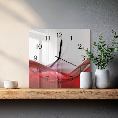 Square kitchen clock Abstraction