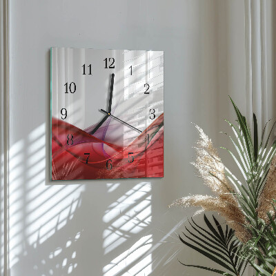 Square kitchen clock Abstraction