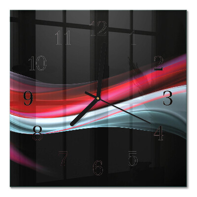 Square kitchen clock Abstraction
