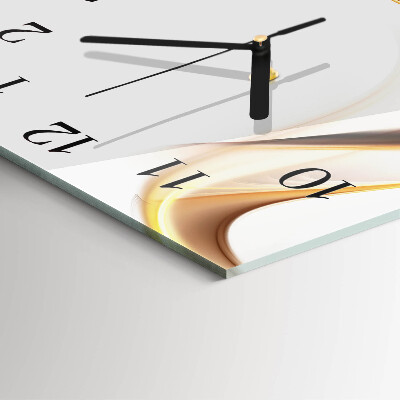 Glass clock square Abstraction
