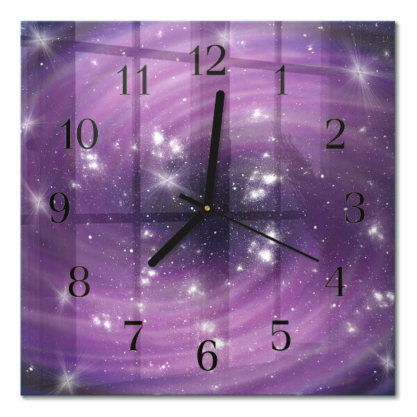 Square kitchen clock Abstraction
