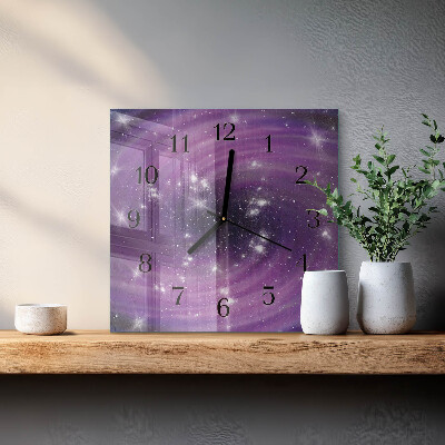 Square kitchen clock Abstraction