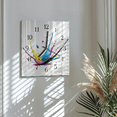 Square kitchen clock Color