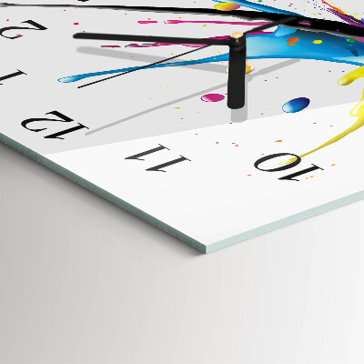 Square kitchen clock Color