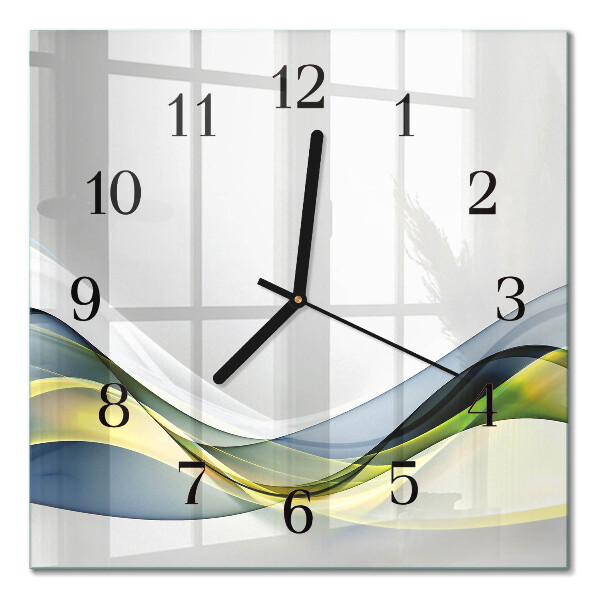 Square kitchen clock Abstraction