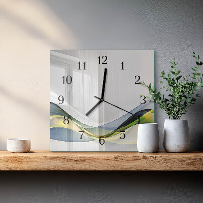 Square kitchen clock Abstraction