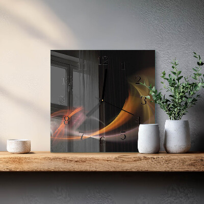 Square kitchen clock Abstraction