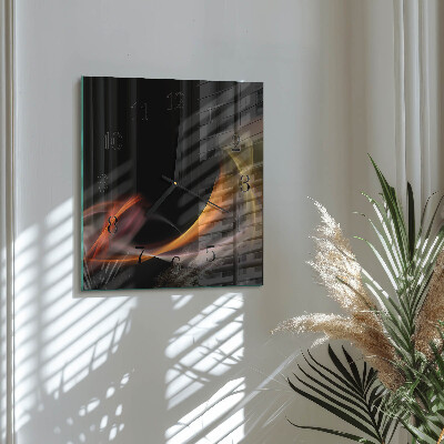 Square kitchen clock Abstraction