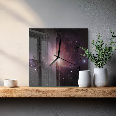 Square kitchen clock Cosmos