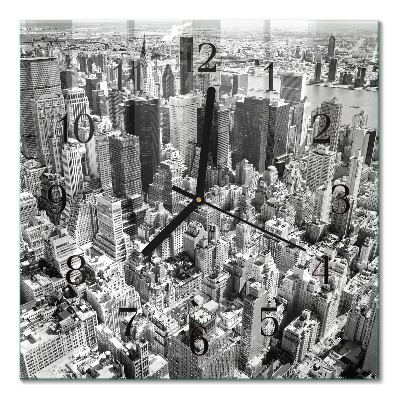 Square kitchen clock Horizon