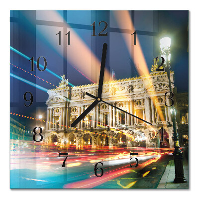 Square wall clock Light