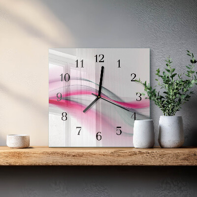 Square kitchen clock Abstraction