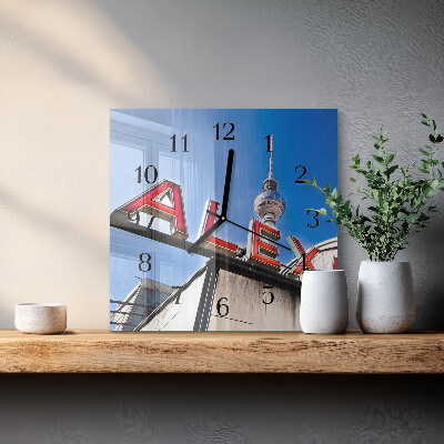 Square kitchen clock Alexander Square
