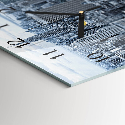 Square wall clock City