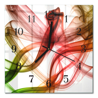 Square wall clock Abstraction