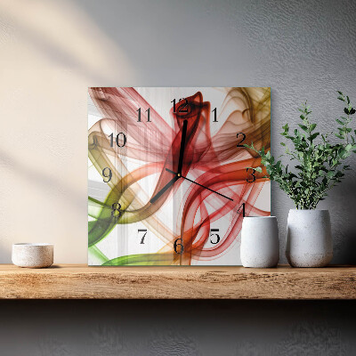 Square wall clock Abstraction