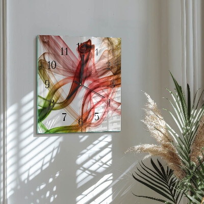 Square wall clock Abstraction