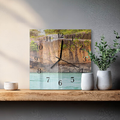 Square kitchen clock Cliff