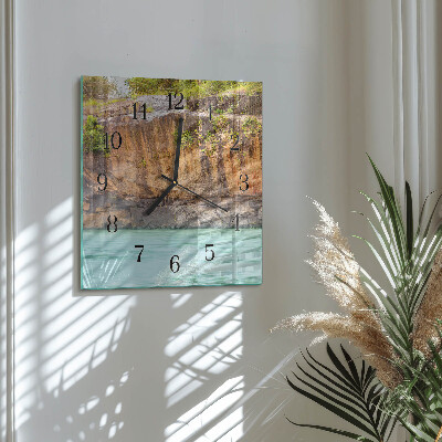 Square kitchen clock Cliff