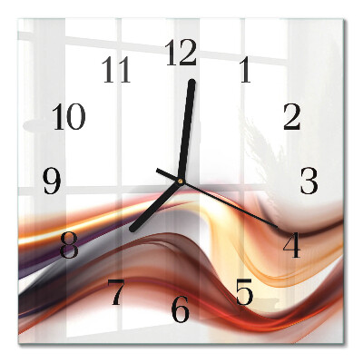 Square wall clock Abstraction
