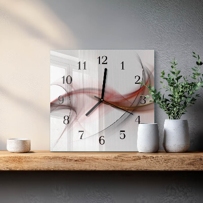 Square wall clock Abstraction