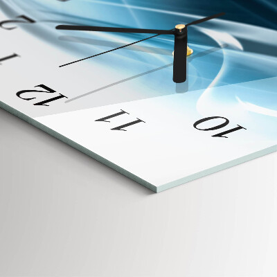 Glass clock square Abstraction