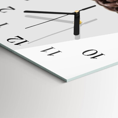 Square wall clock Coffee beans