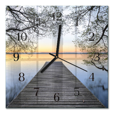 Square wall clock Dusk