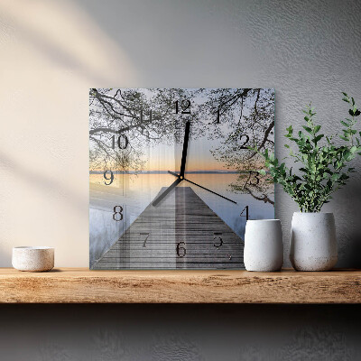 Square wall clock Dusk