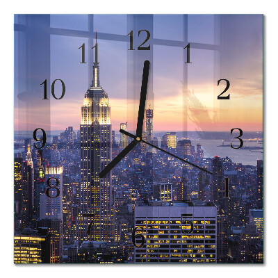 Square wall clock City