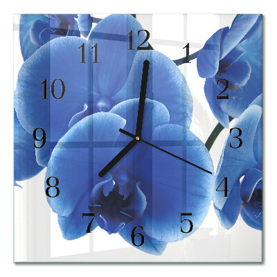 Square kitchen clock Orchid