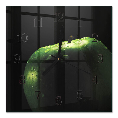 Square wall clock Apple