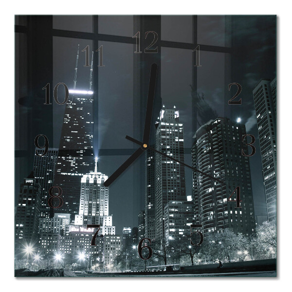 Square wall clock City
