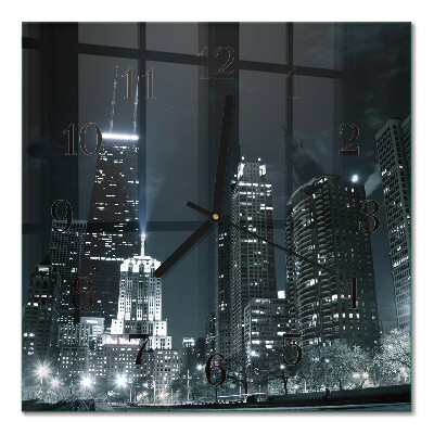 Square wall clock City
