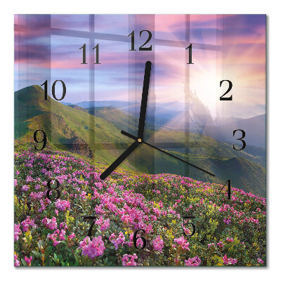Square kitchen clock Landscape