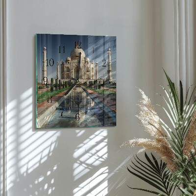 Square kitchen clock Taj Mahal