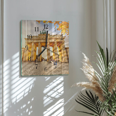 Glass clock square Berlin