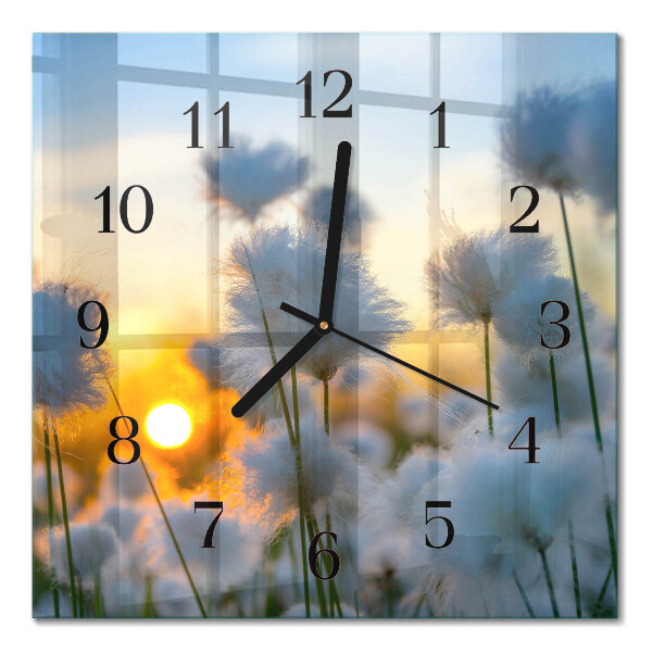 Square kitchen clock Cotton