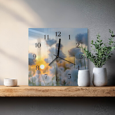 Square kitchen clock Cotton